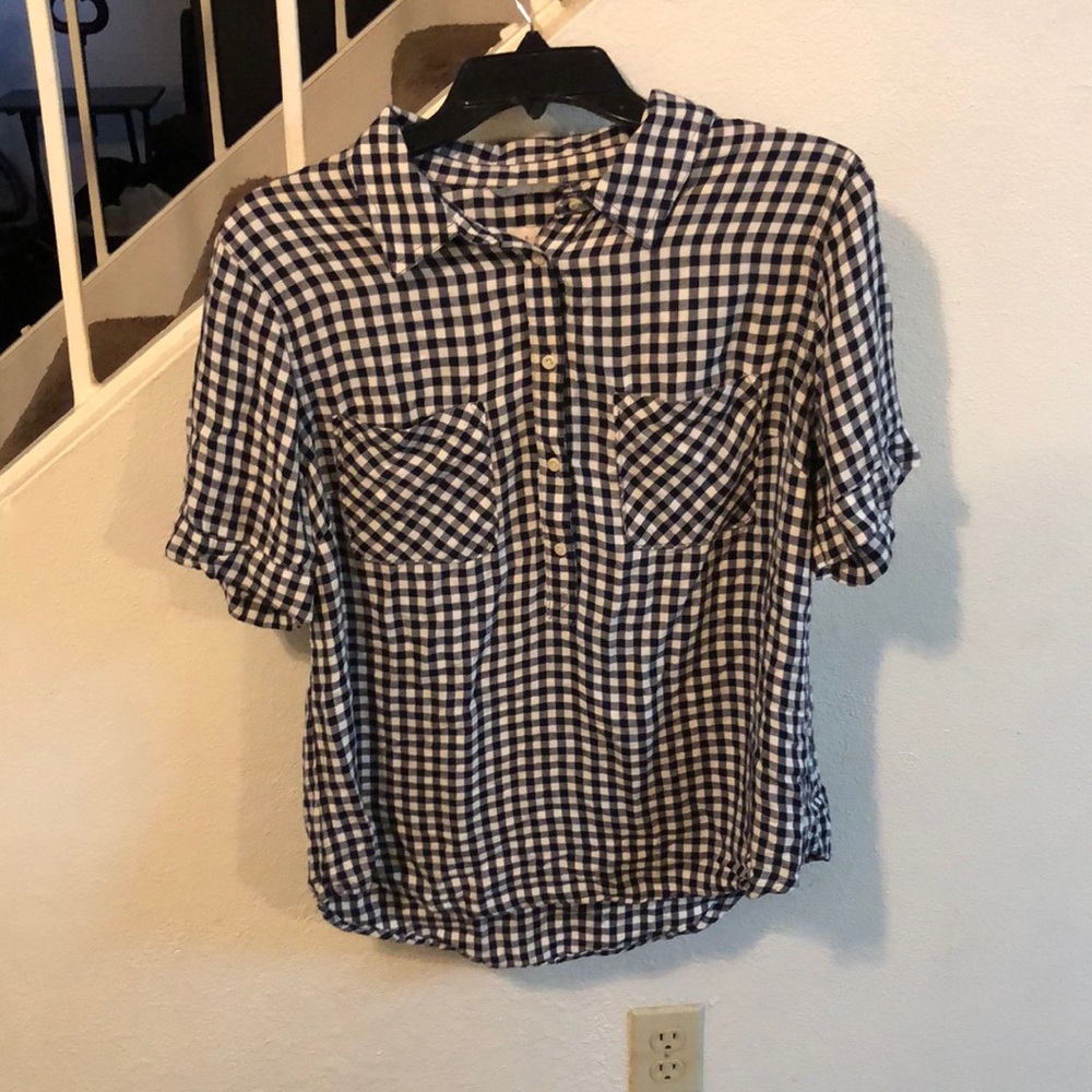 a new day, Plaid Blouse